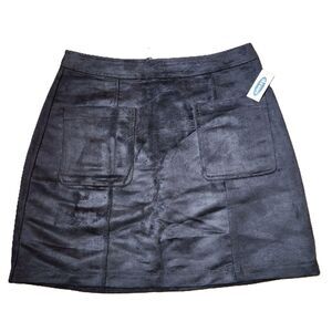 Old Navy Black Skirt Women’s Size 4 Zippered NWT